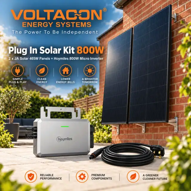 800W Kit: Hoymiles HiFlow + 2× JA Solar 465W