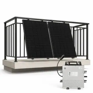 930W Balcony Kit with Voltacon BYM1000 (1000VA) Inverter