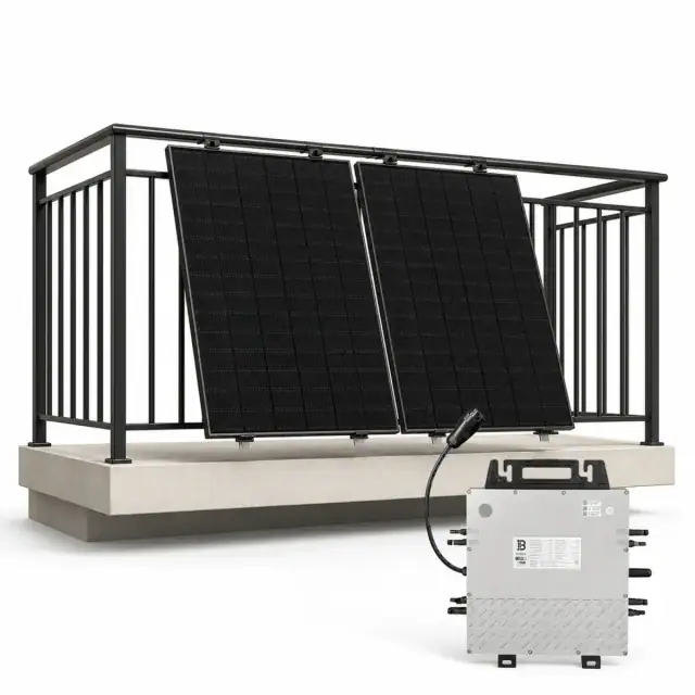 930W Balcony Kit with Voltacon BYM1000 (1000VA) Inverter